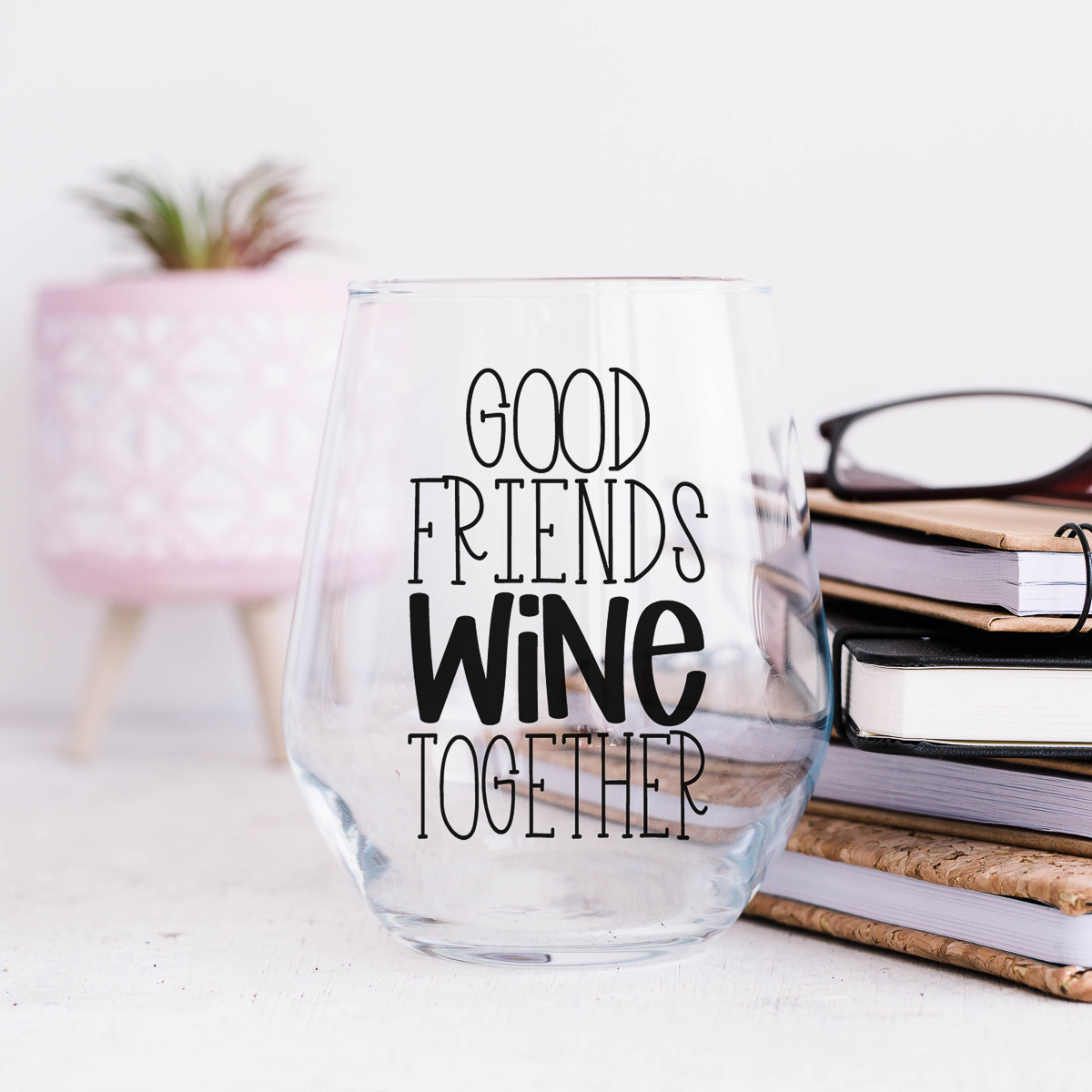 good friends wine together svg file