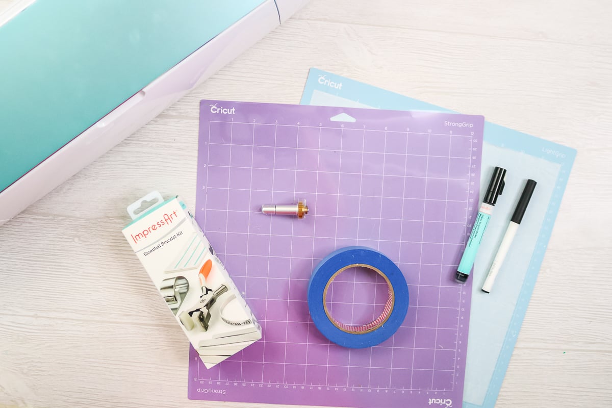 supplies for engraving with your cricut maker