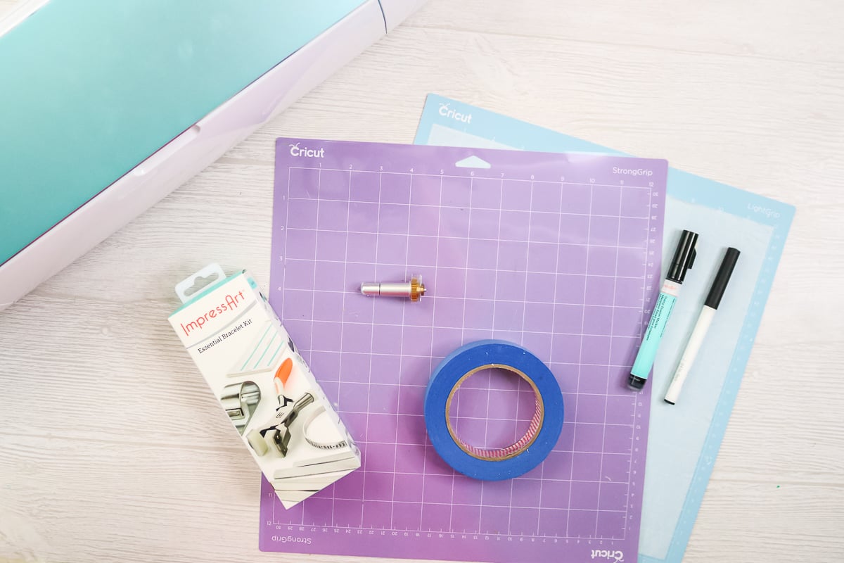 fournitures pour graver avec votre cricut maker