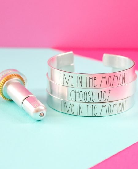 engraving jewelry with a cricut maker