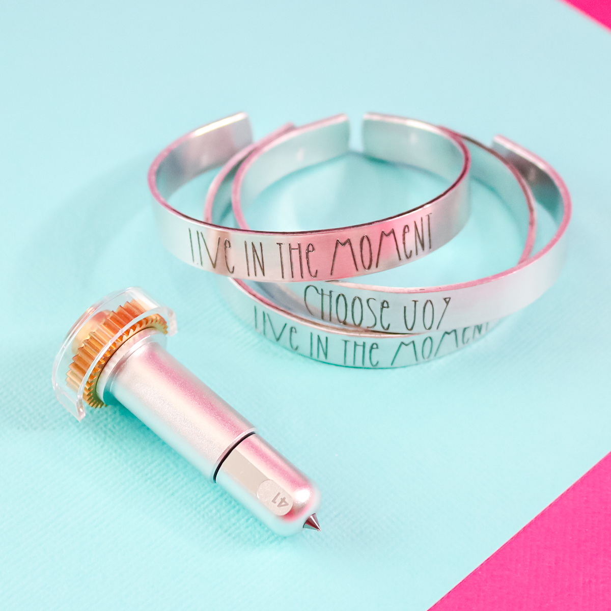 Cricut Maker Engraving: How to Engrave Aluminum Bracelets - Creates with  Love