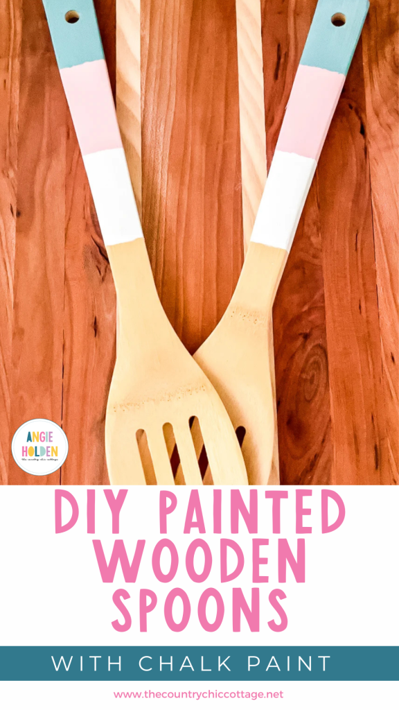 DIY painted wooden spoons
