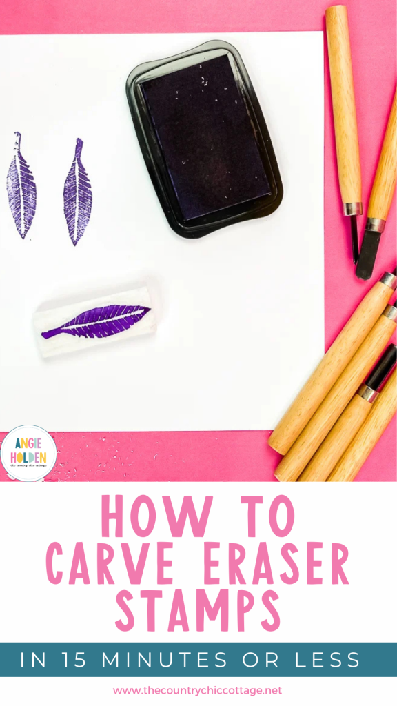 how to carve eraser stamps