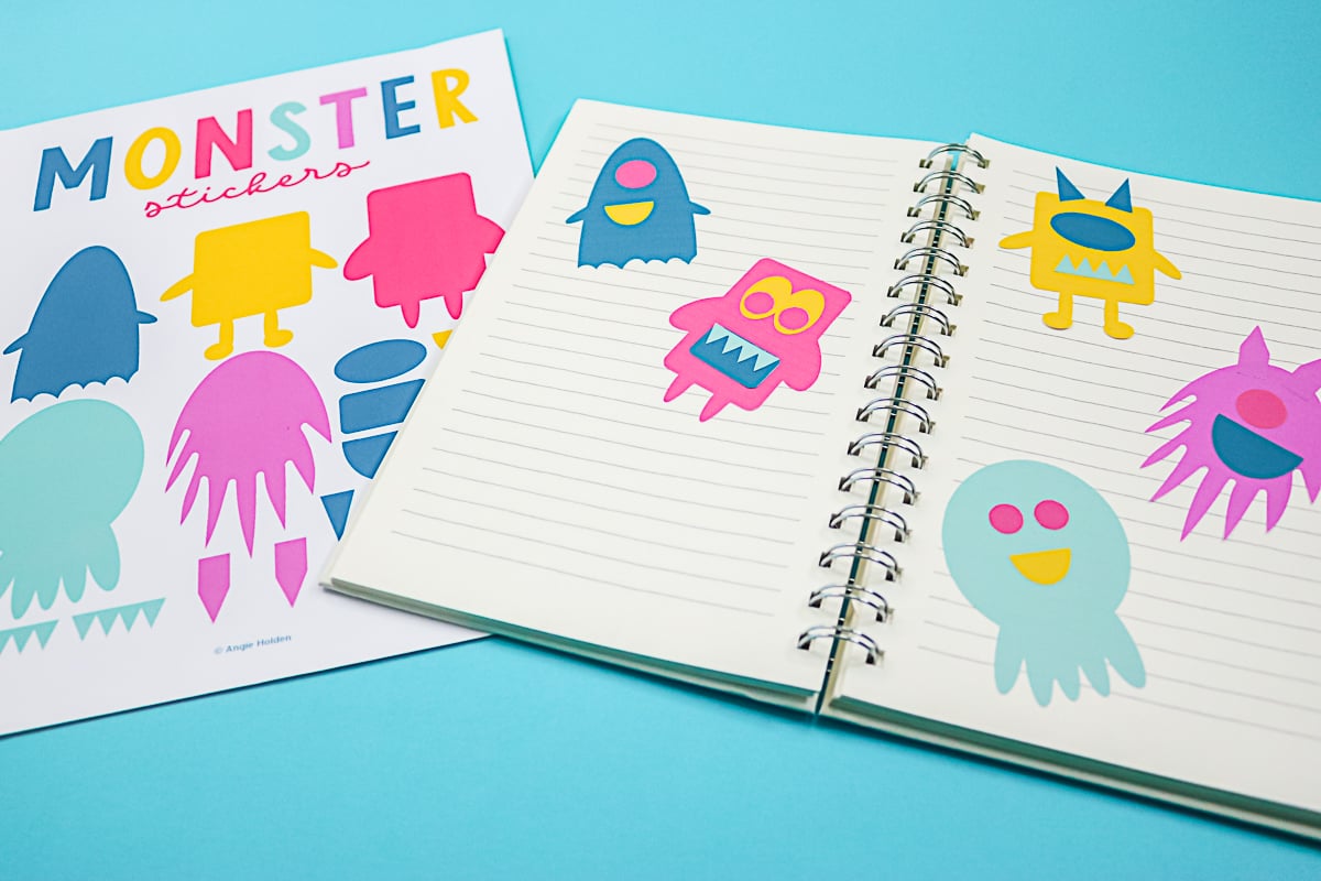 Build a Monster Sticker Sheet