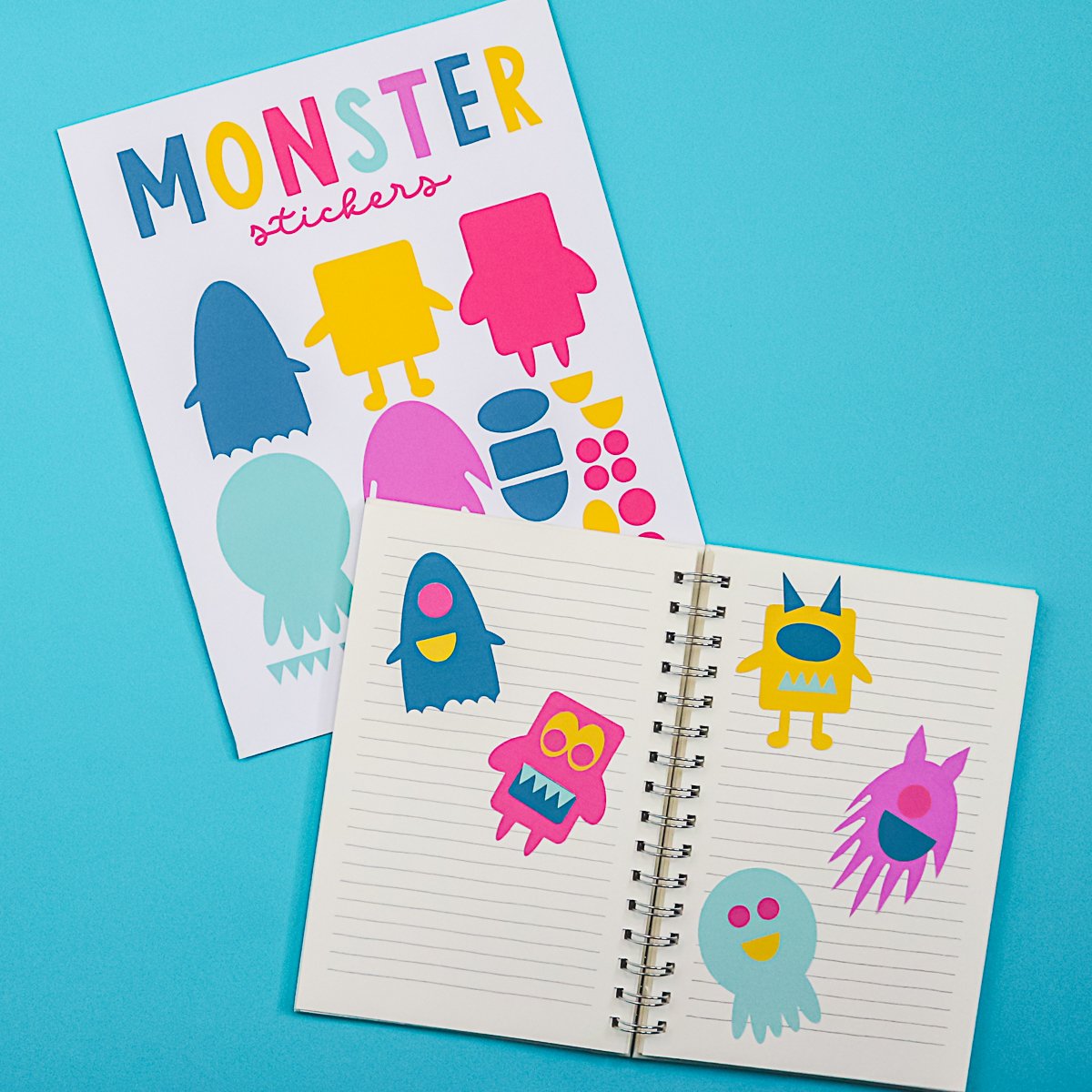 monster sticker sheet