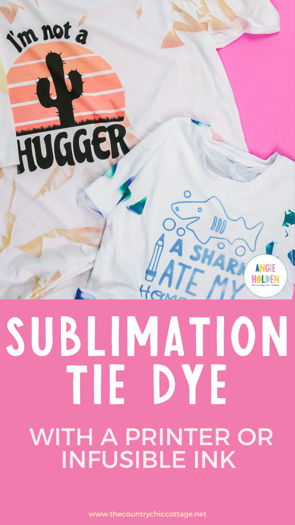 Sublimation Tie Dye with a Printer or Infusible Ink