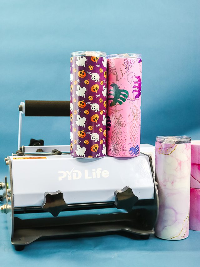 How to Use a Tumbler Press for Tumblers and Mugs Story Angie Holden