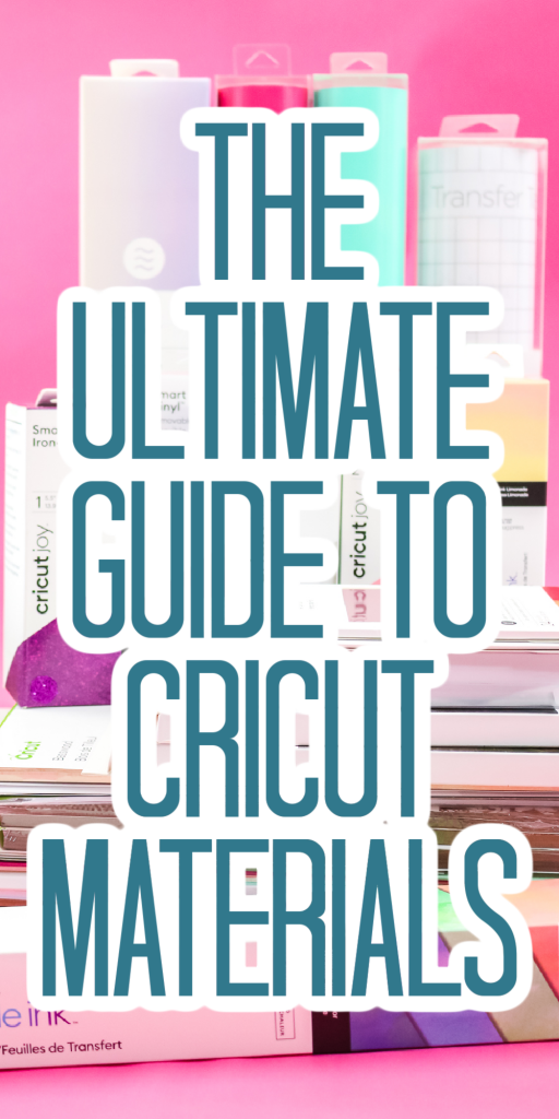 guide to materials for a cricut