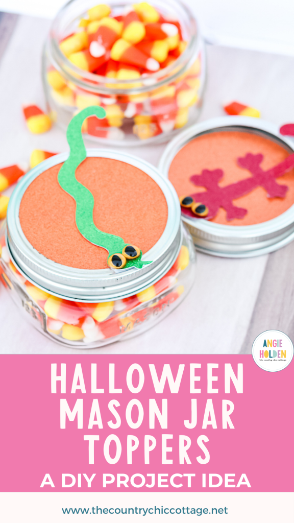 Halloween mason jar toppers