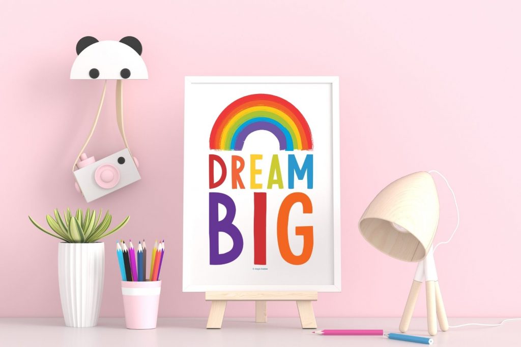 Free Printable Art for Kids Plus More Rainbow Printables - Angie Holden ...