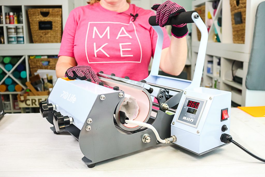 Tumblr Maker Machine How to Use a Tumbler Press for Tumblers and Mugs - Angie Holden The ...