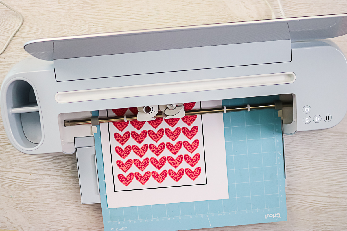 print then cut stickers on cricut maker 3