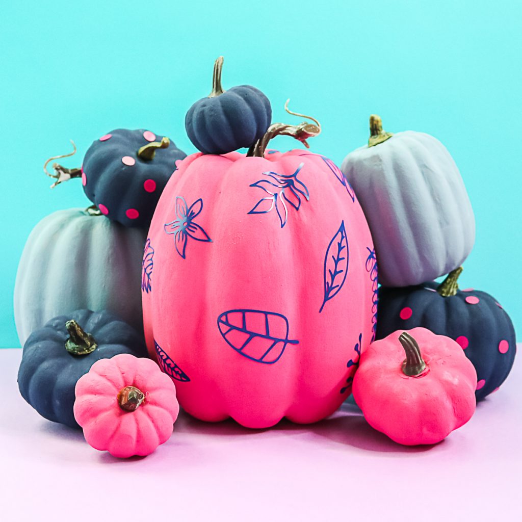 How to Paint Pumpkins and Add Texture - Angie Holden The Country Chic Cottage