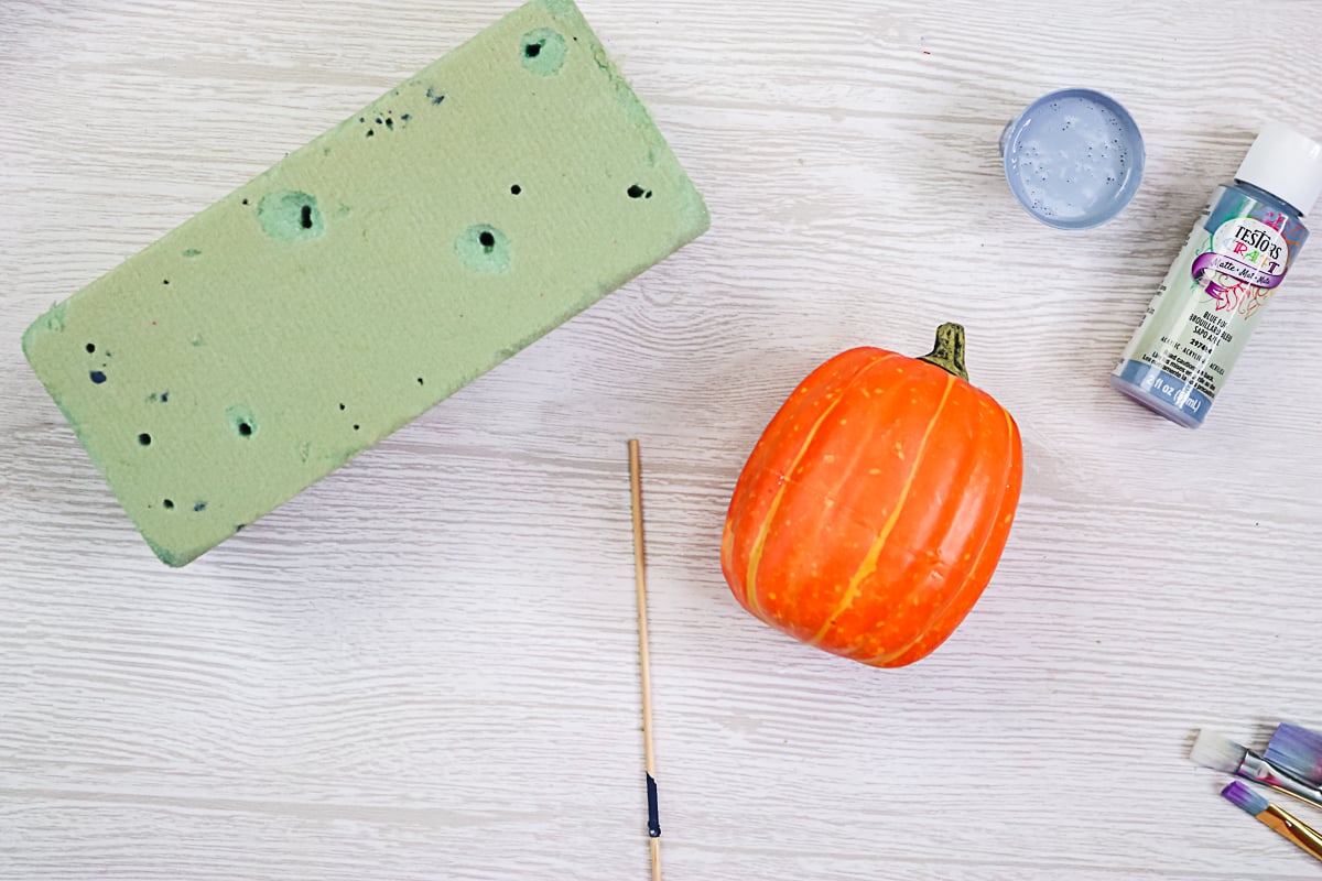 tips for adding paint to pumpkins