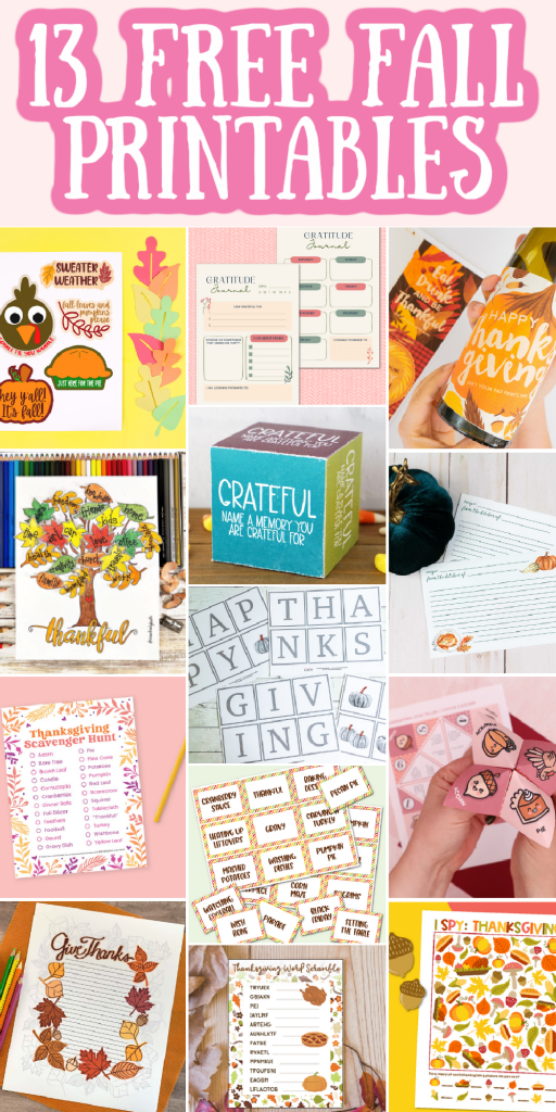 free fall printables