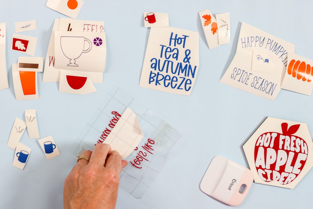 Cricut Coasters How to Add Vinyl to Coasters Angie Holden The Country Chic Cottage