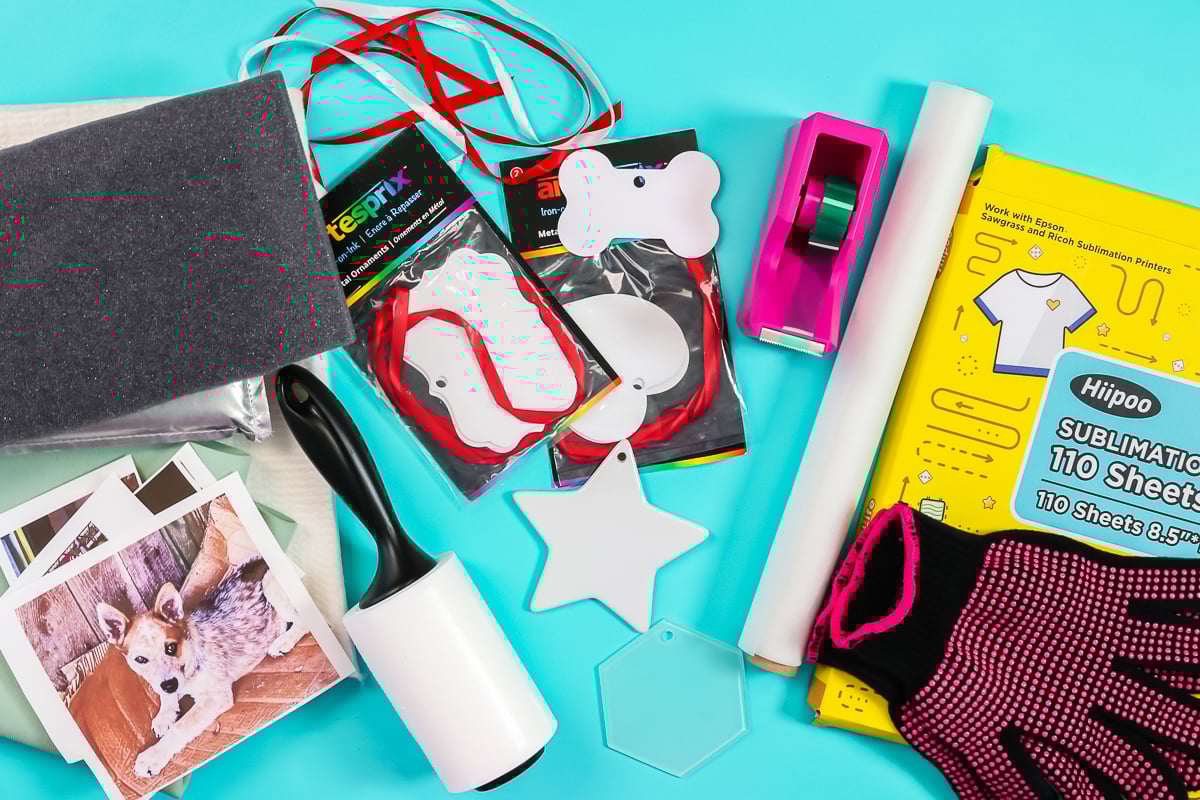 supplies for making sublimation ornaments