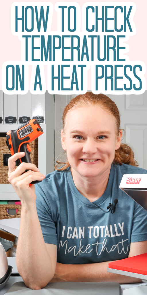 check temperature of a heat press