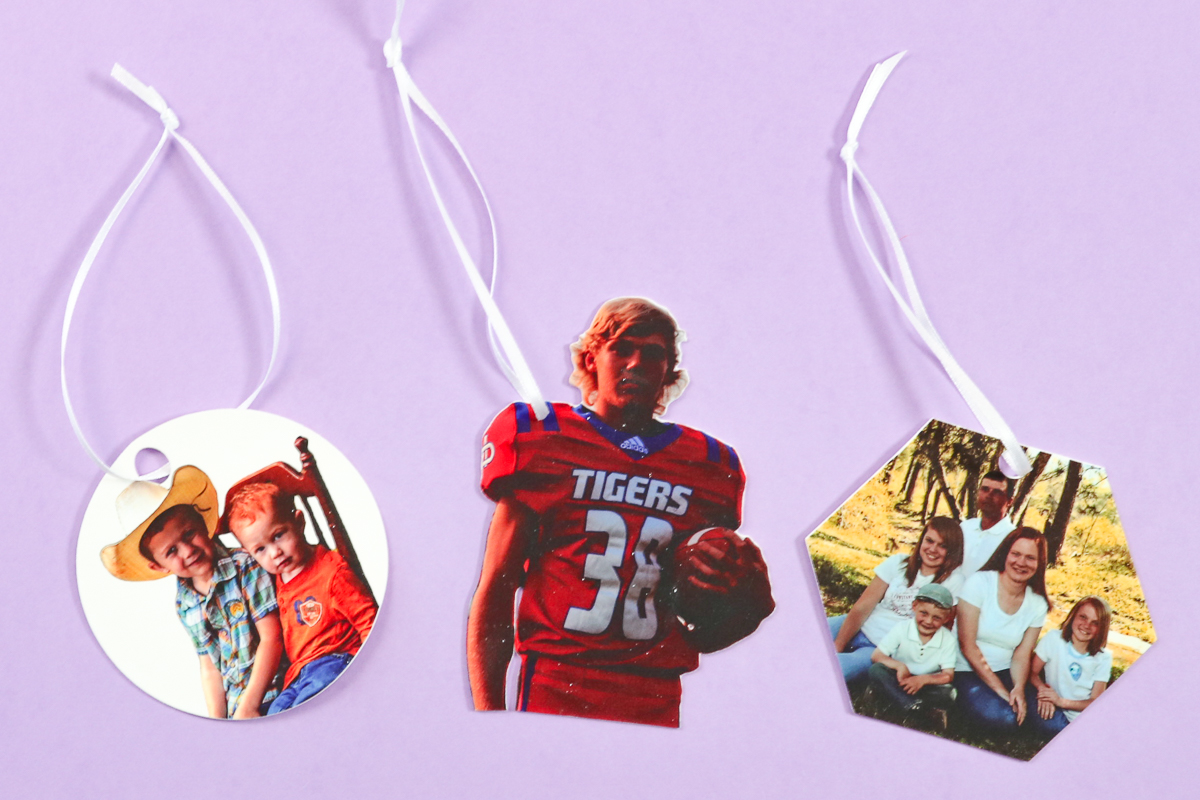 shrink film christmas ornaments