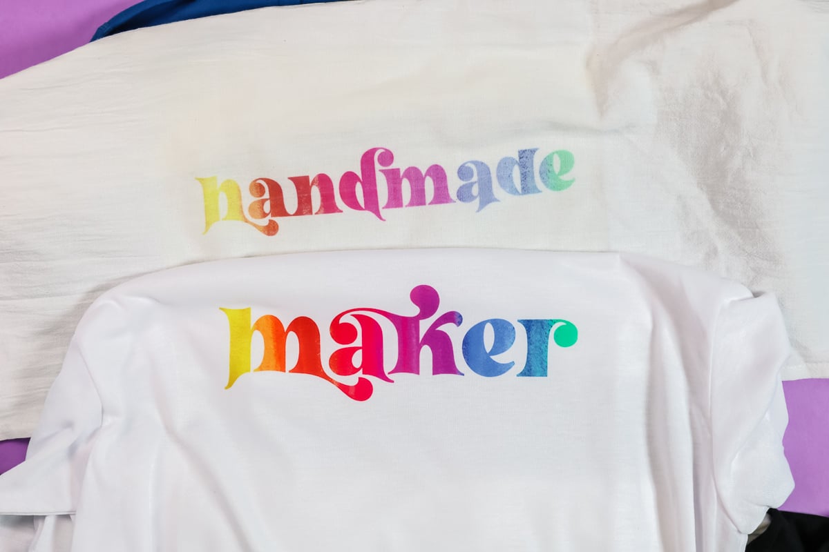 Sublimation printed on 100% cotton shirt