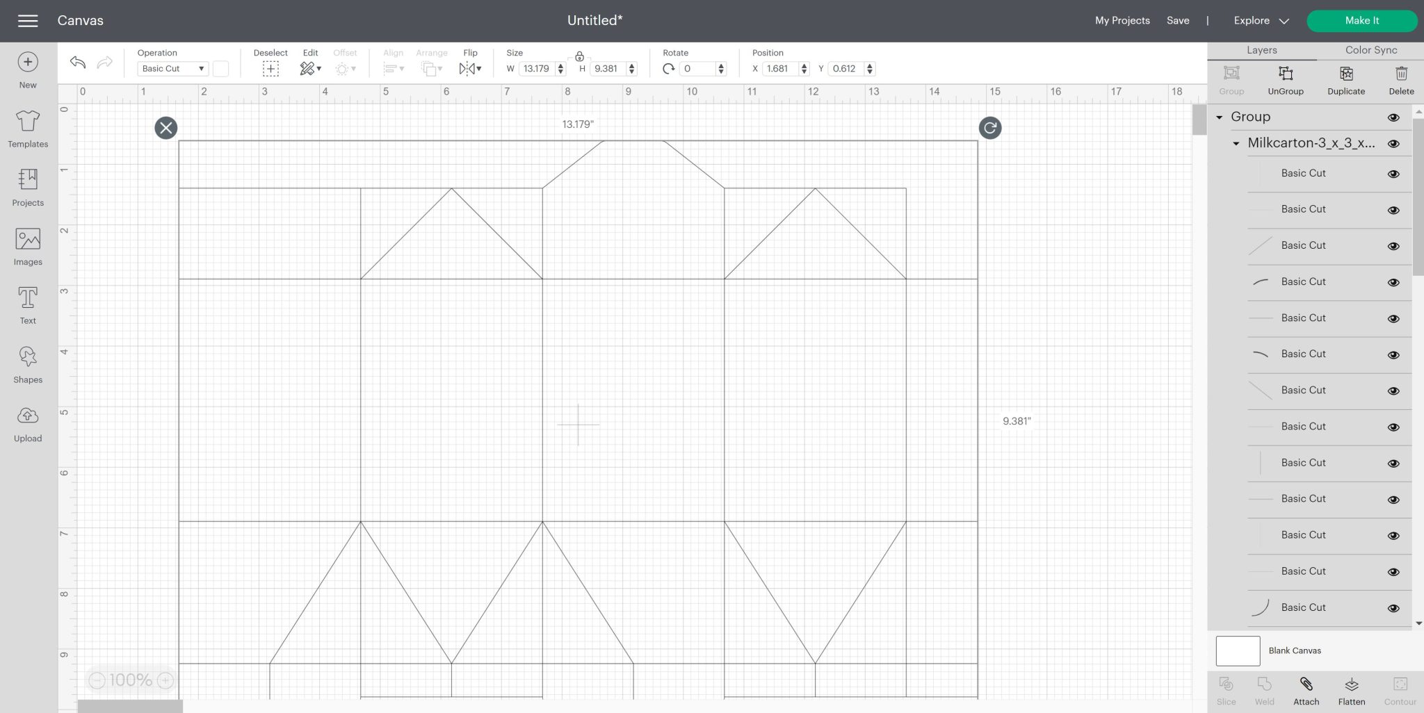 Box Template For Cricut