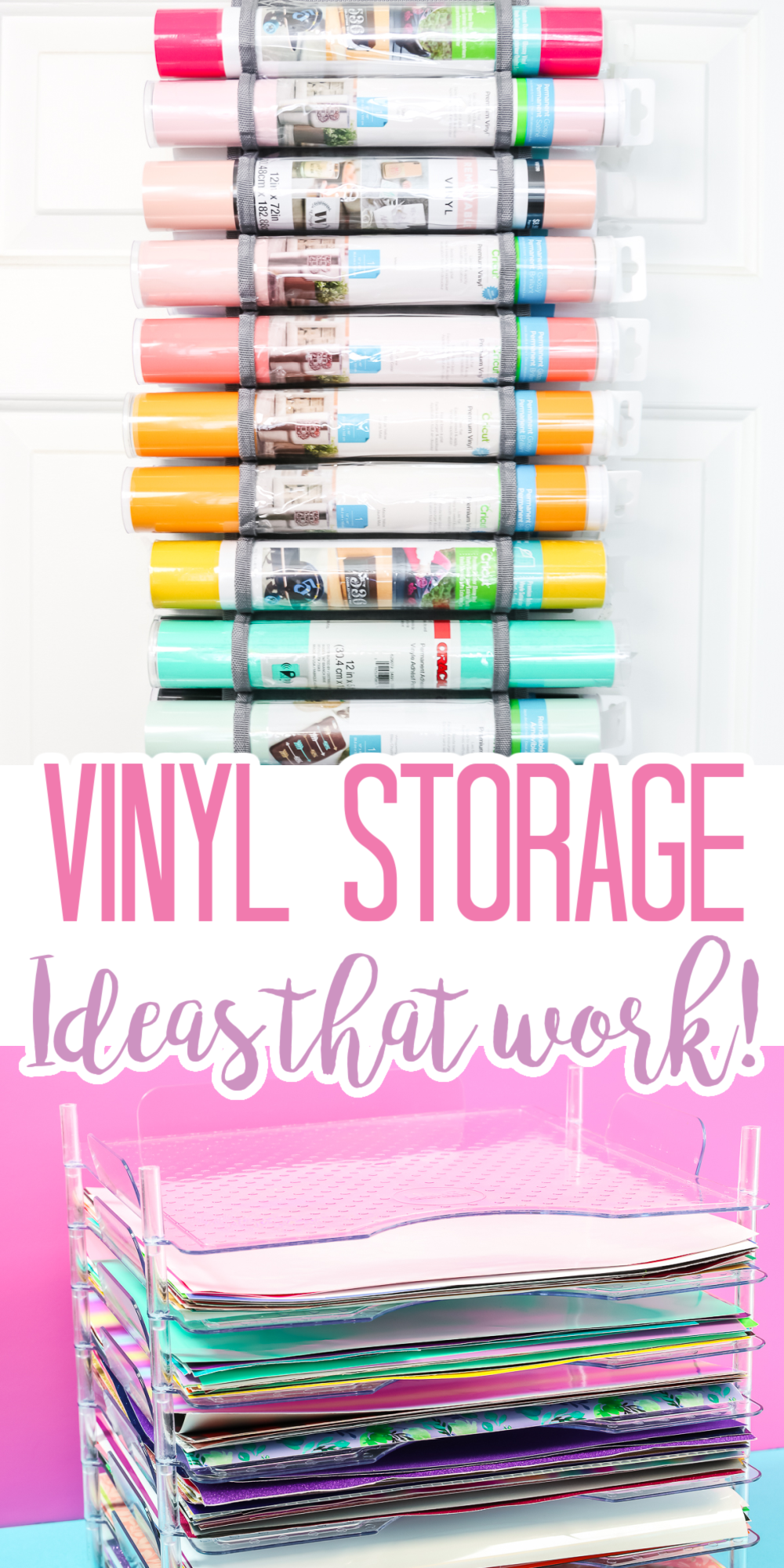 Cricut Vinyl Storage Options that Work! Angie Holden The Country