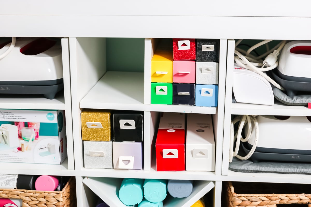 33 Clever Cricut Vinyl Storage Ideas