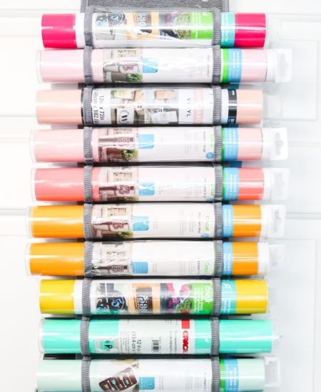 cricut vinyl organizer