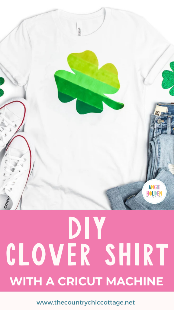 DIY clover shirt