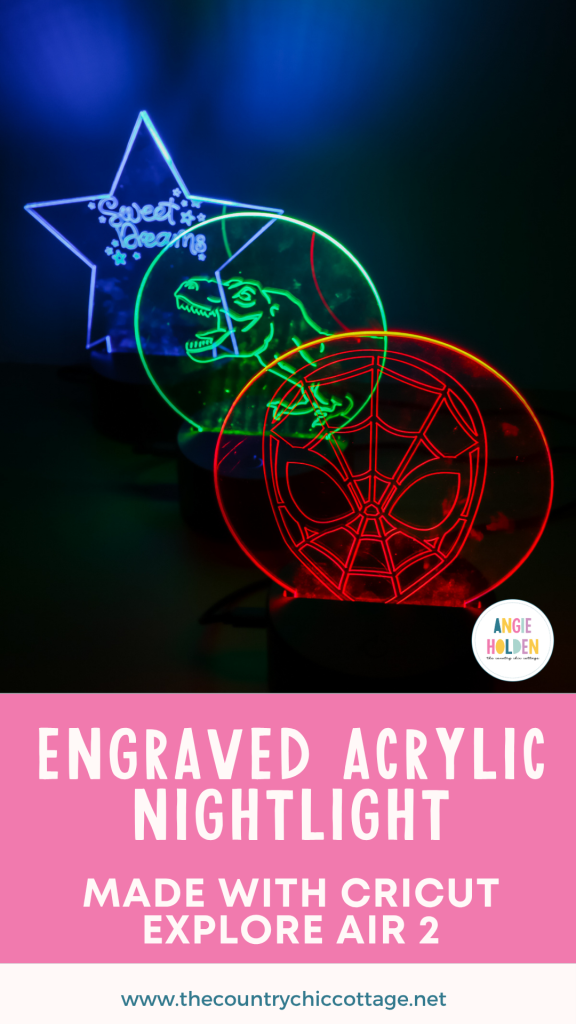 engraved acrylic nightlight