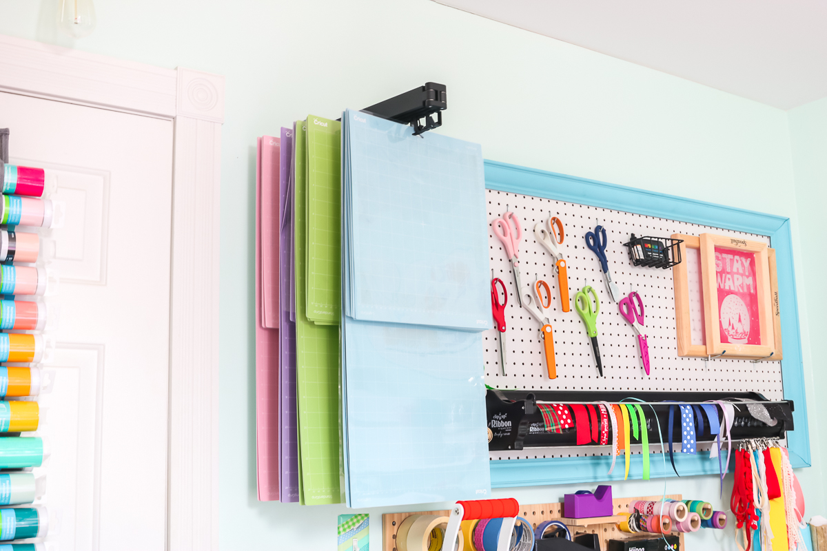 how to organize cricut mats