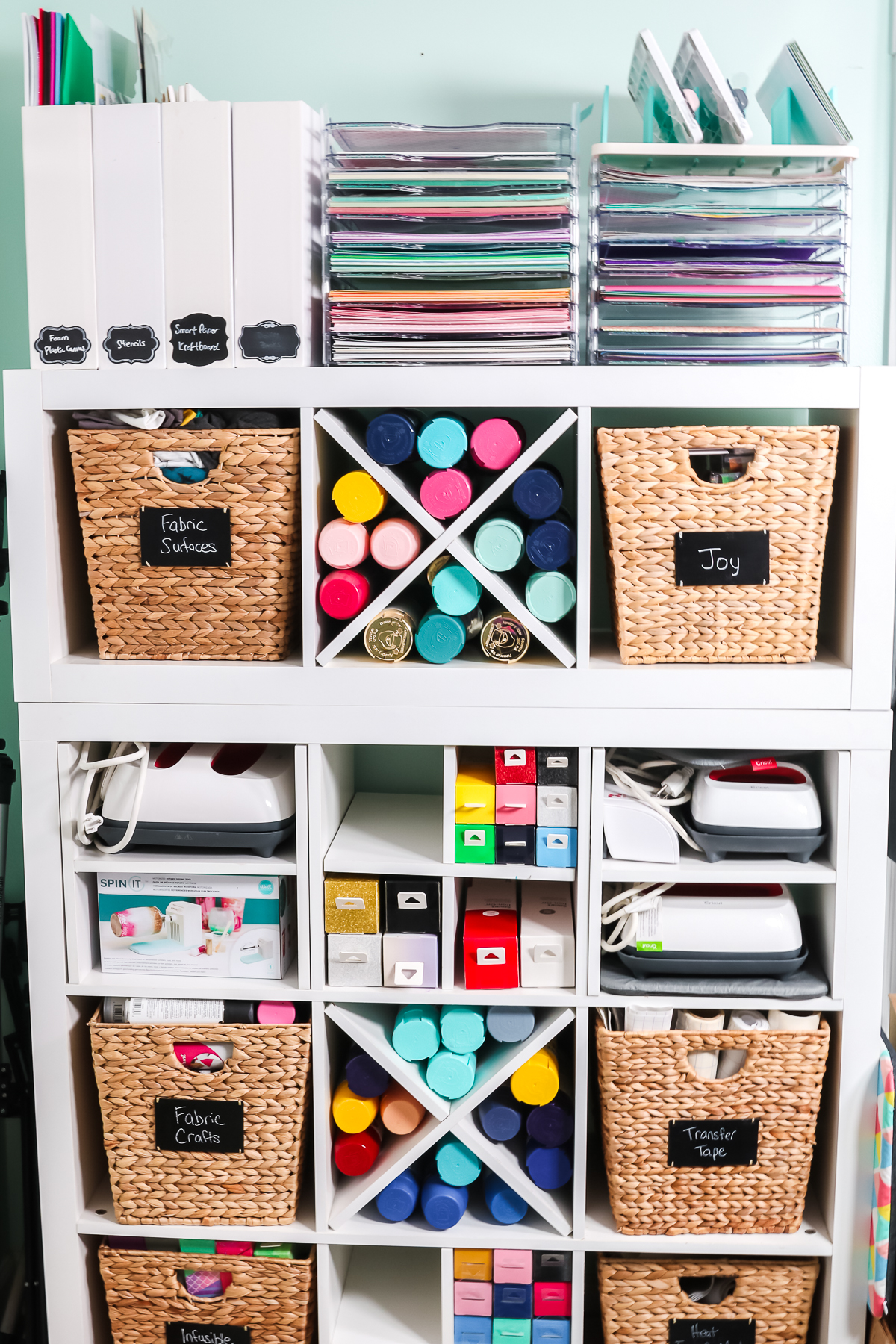 cube storage for craft supplies