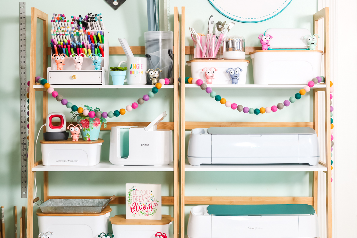 cricut machine shelves