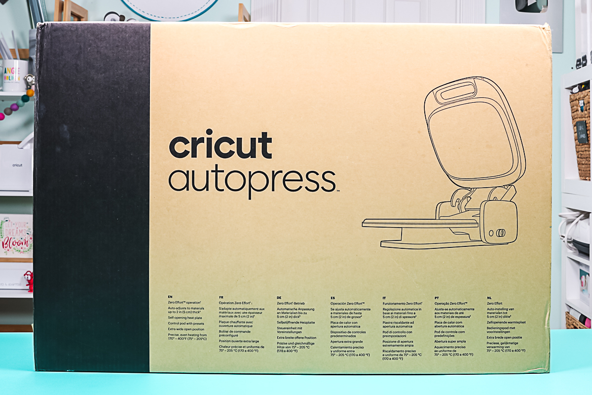 cricut heat press in the box