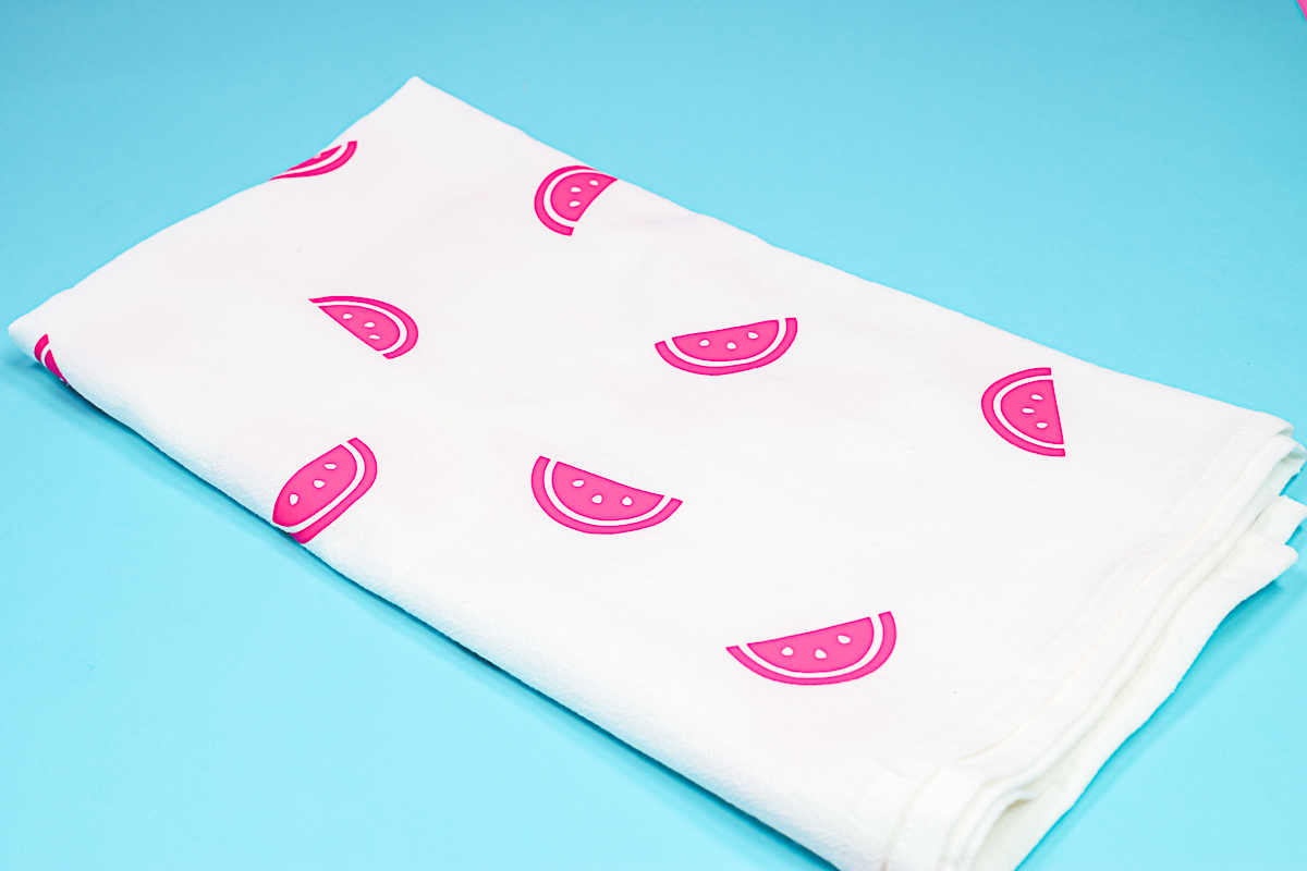 watermelon tea towel