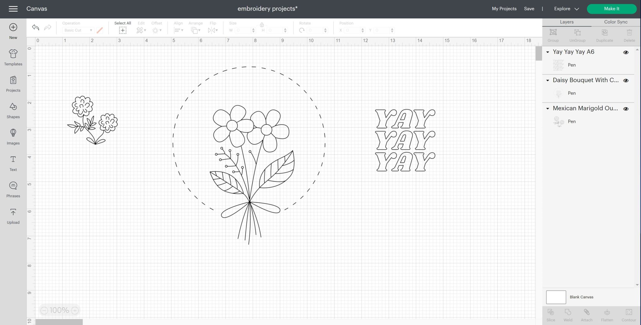Cricut Embroidery: Draw Embroidery Patterns with a Cricut Machine ...