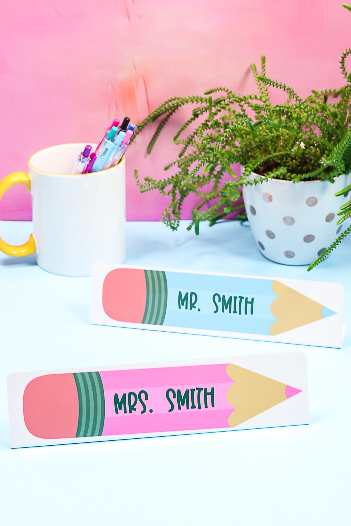 teacher desk name plates