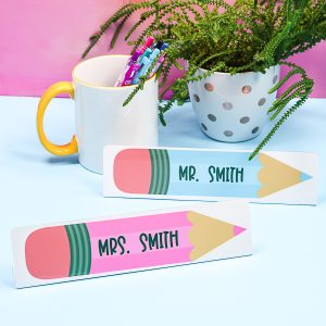 custom desk name plates