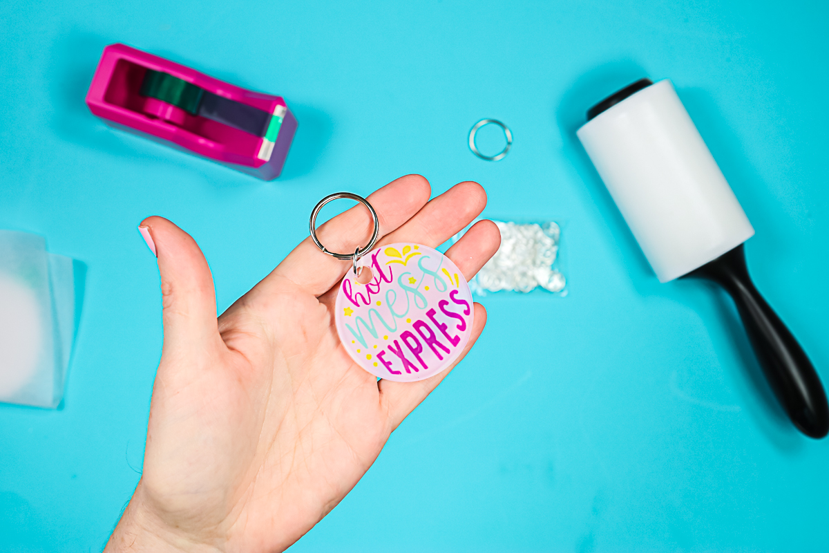 acrylic keychain with sublimation