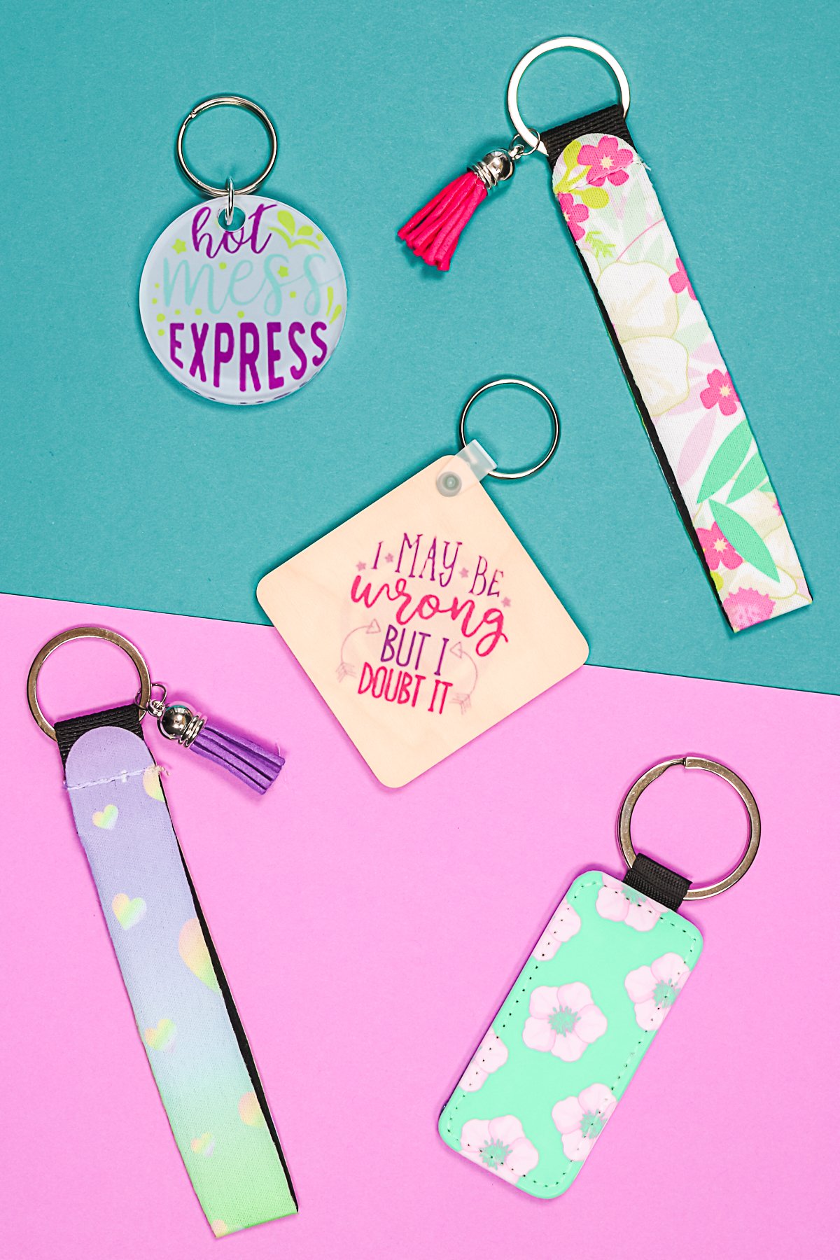 sublimation keychains