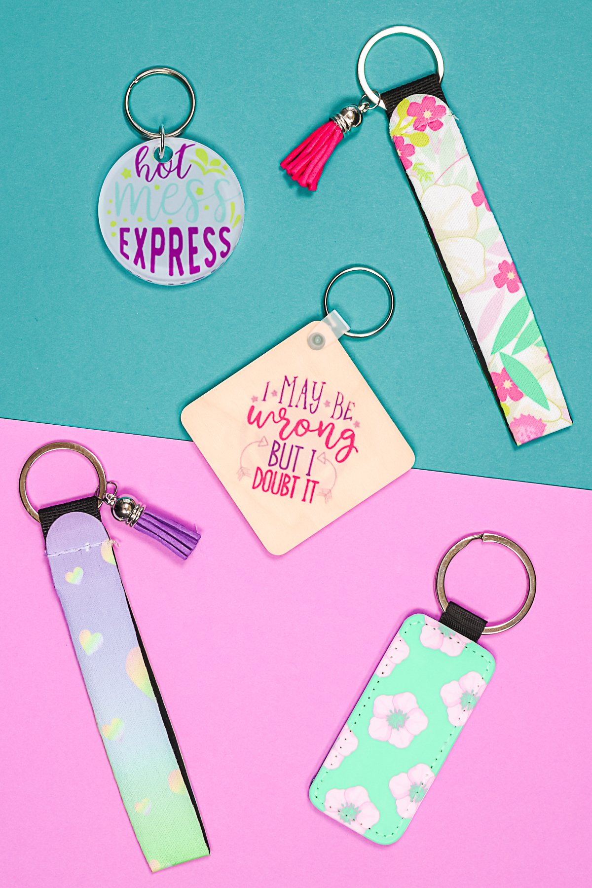 sublimation keychains 