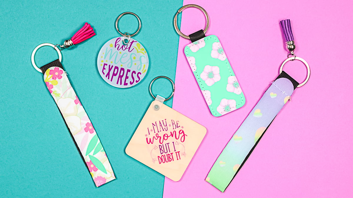 keychains made with sublimation