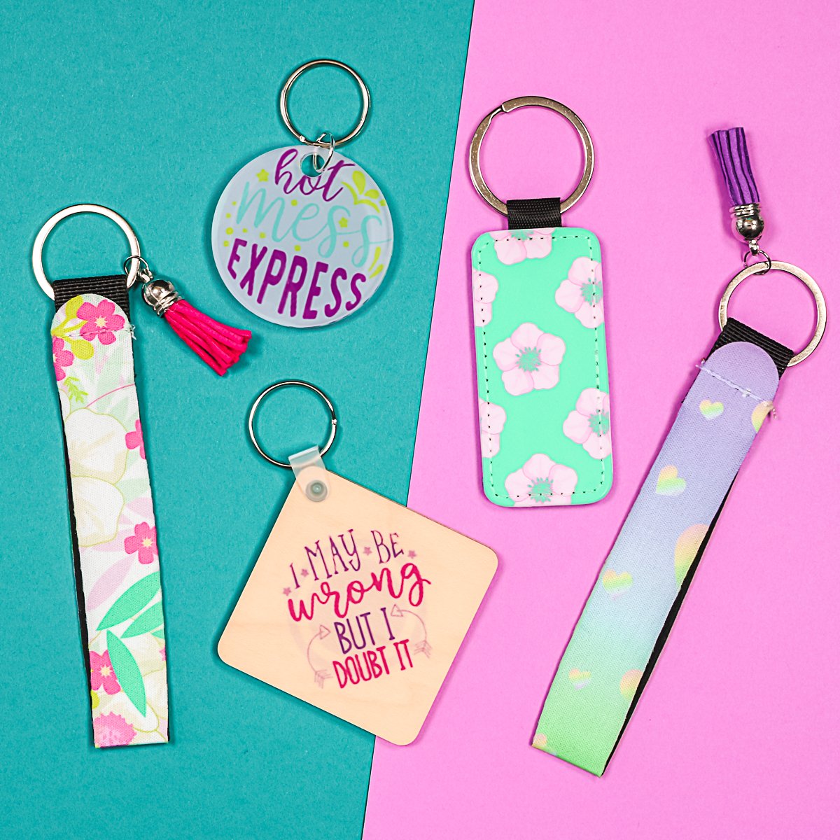 Metal Sublimation Keychain Blanks | Major Sublimation Circle