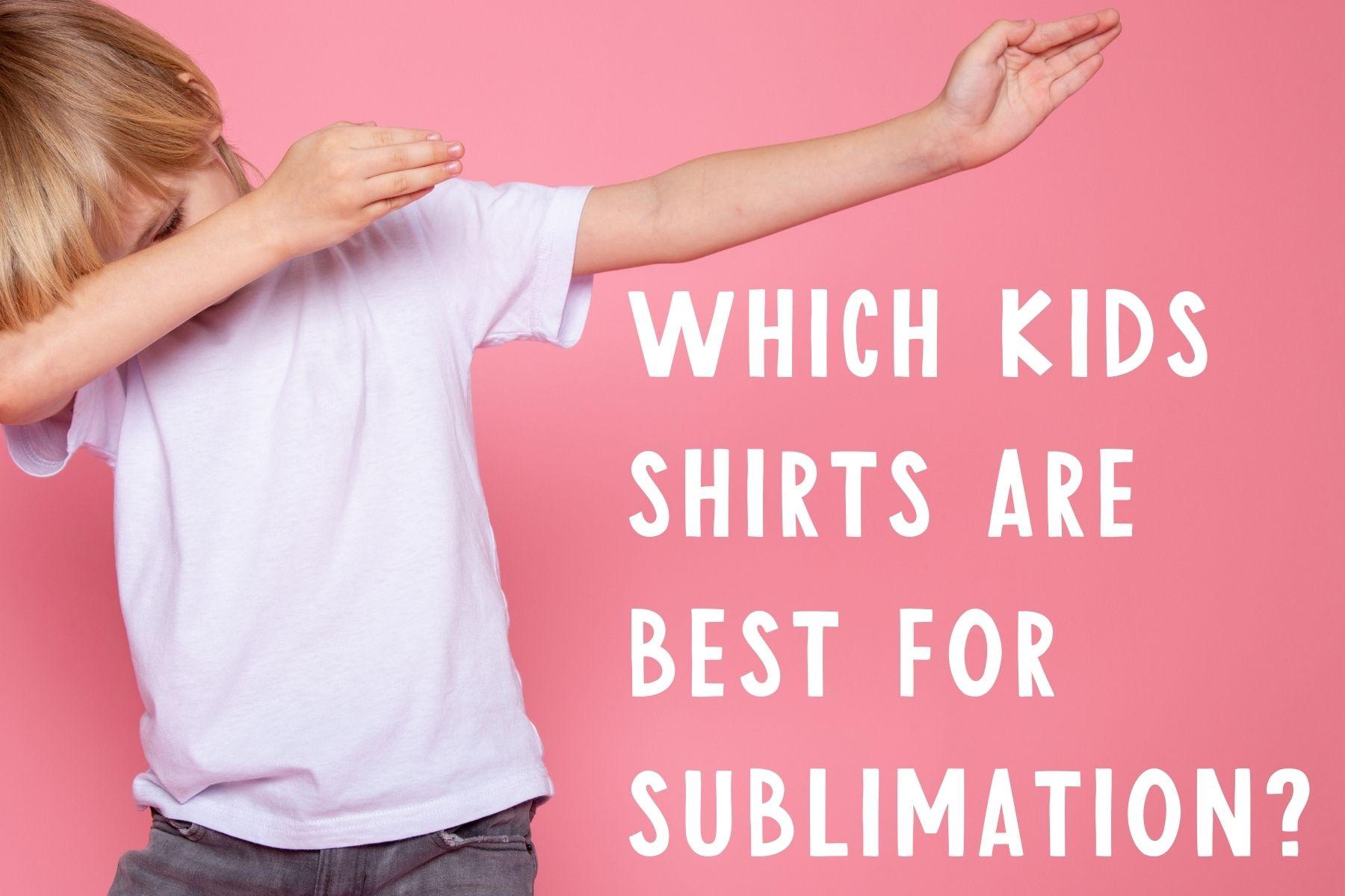 sublimation kids shirts