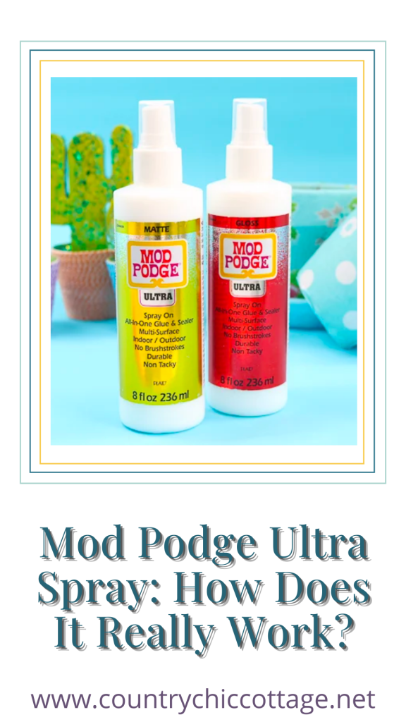 Glittered with Mod Podge Ultra