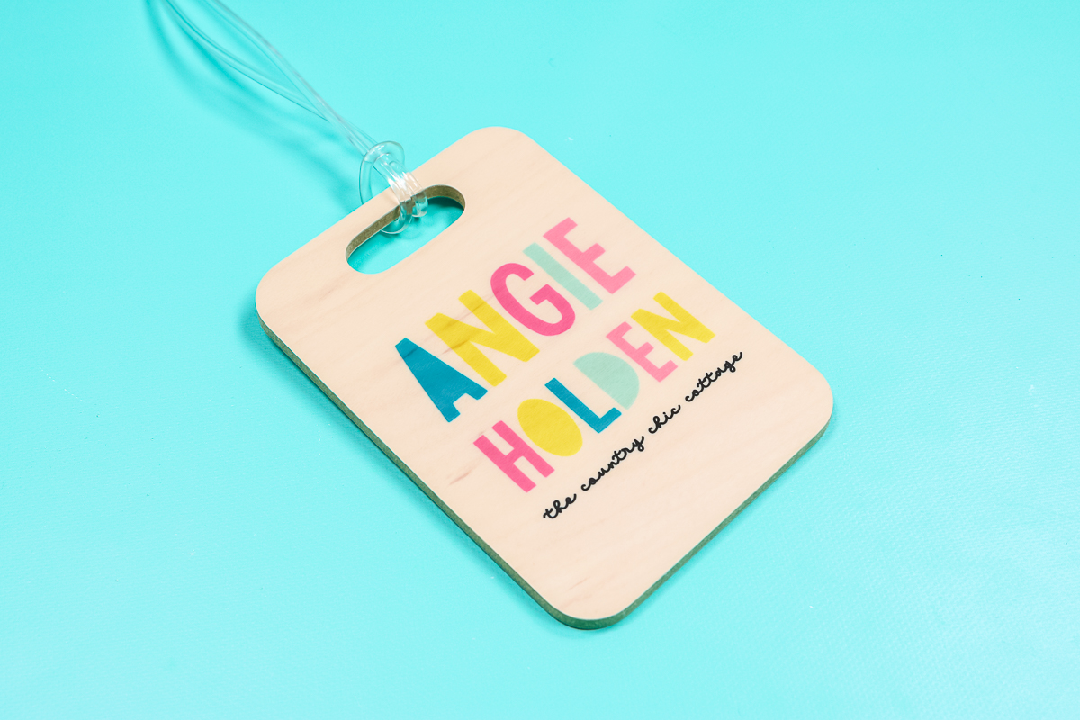 sublimation luggage tag