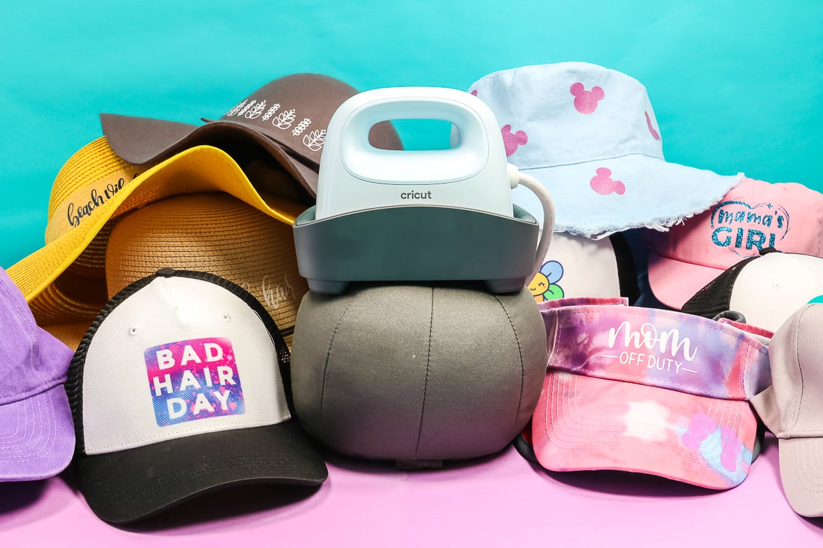 how to make hats with cricut hat press