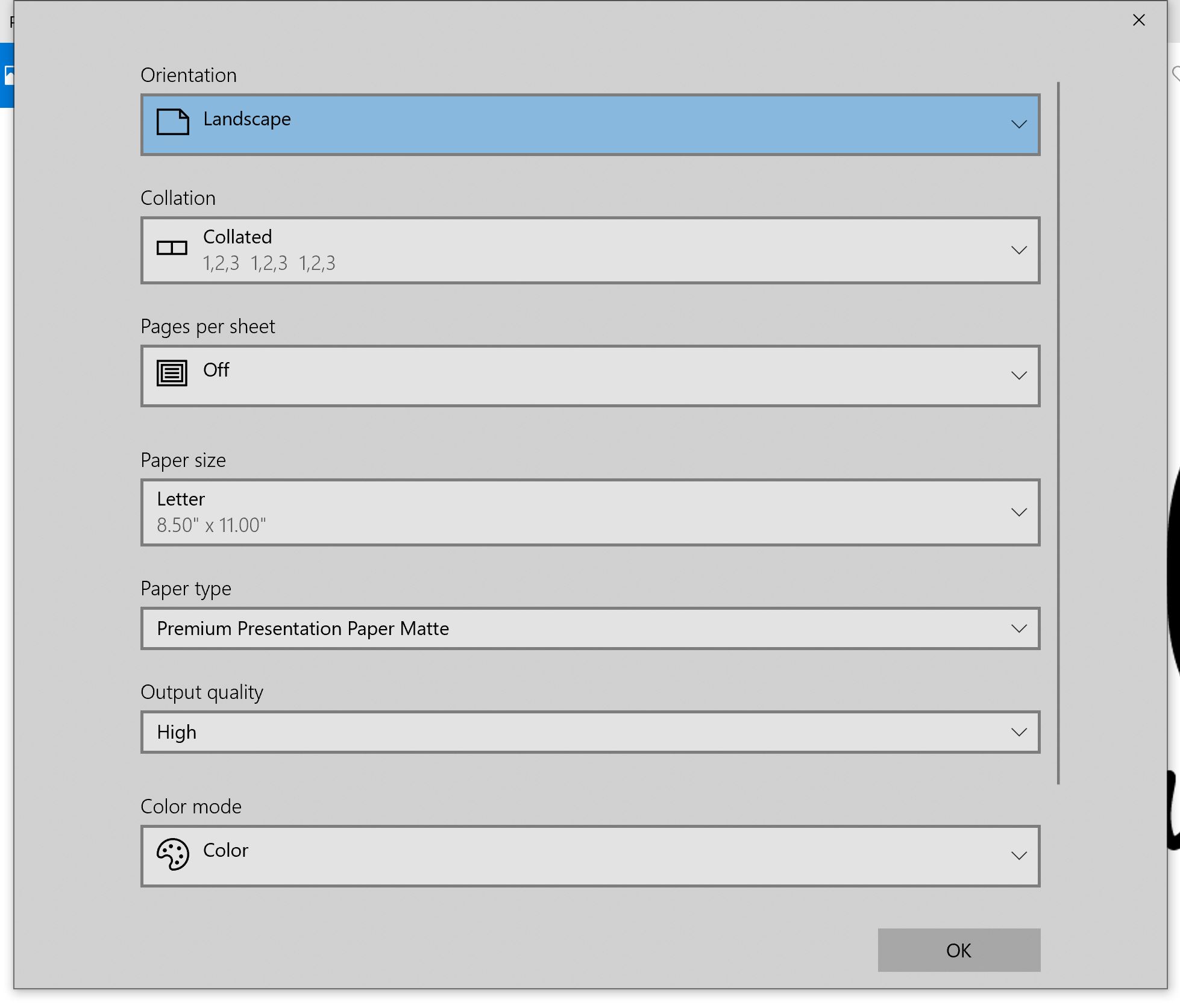 incorrect print settings for sublimation