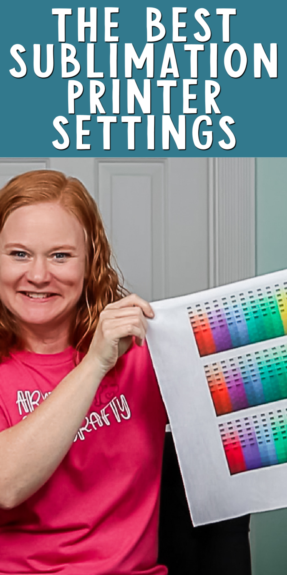 Sublimation Printer Settings and Manual Color Correction Patabook