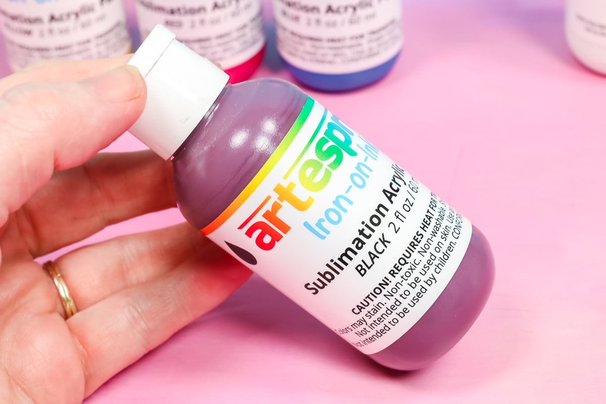 Artesprix Sublimation Acrylic Paints - Basic Set of 5, 2 oz